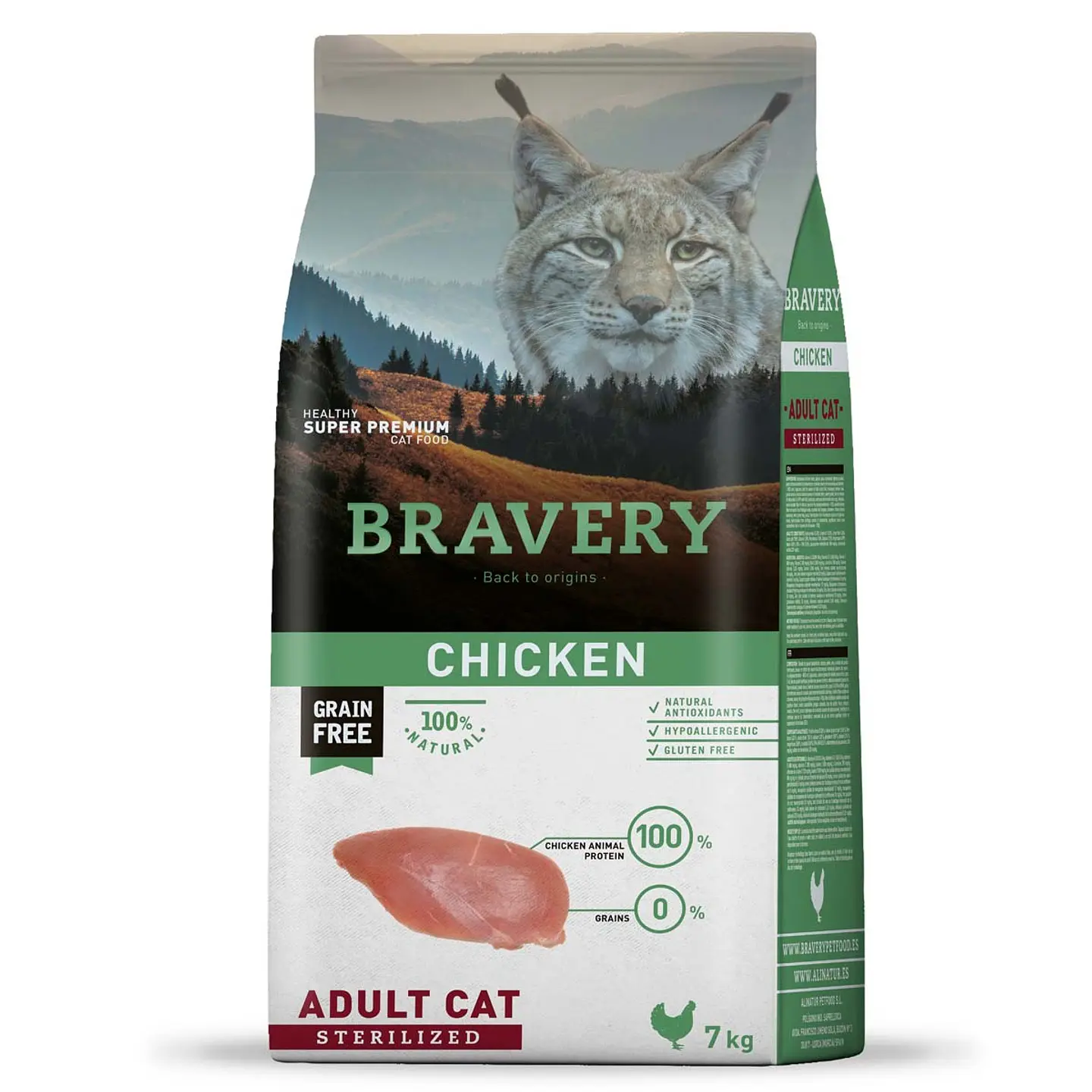 Bravery Chicken Adult Cat Sterilized alimento para gato esterilizado  2