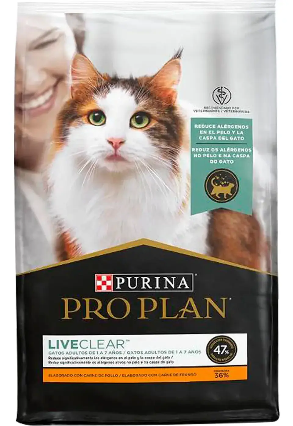 Pro Plan Gato Adulto Live Clear Control Alergenos de Pelo y Caspa 3K 1