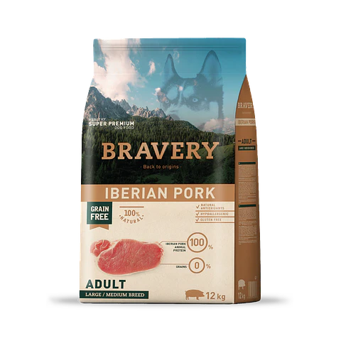 Bravery Iberian Pork Adult alimento para perro