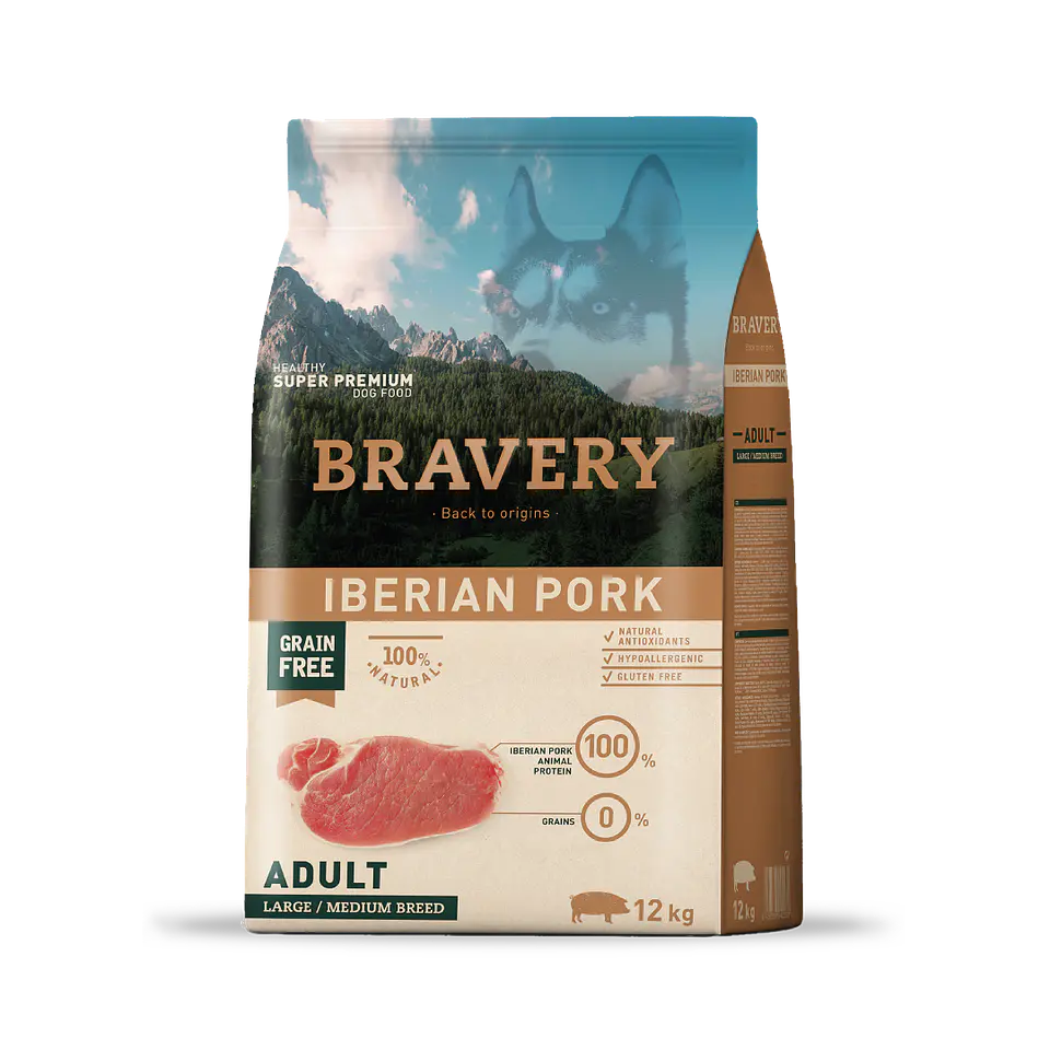 Bravery Iberian Pork Adult alimento para perro 2