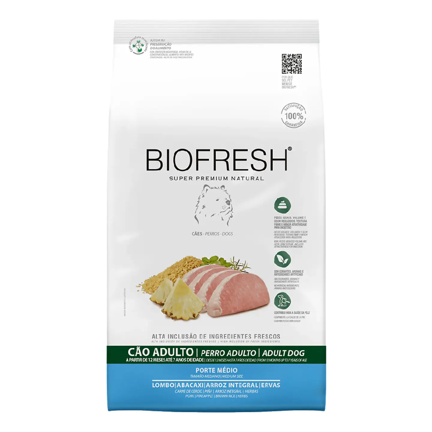 Biofresh Adulto Cerdo Piña Raza Mediana 1