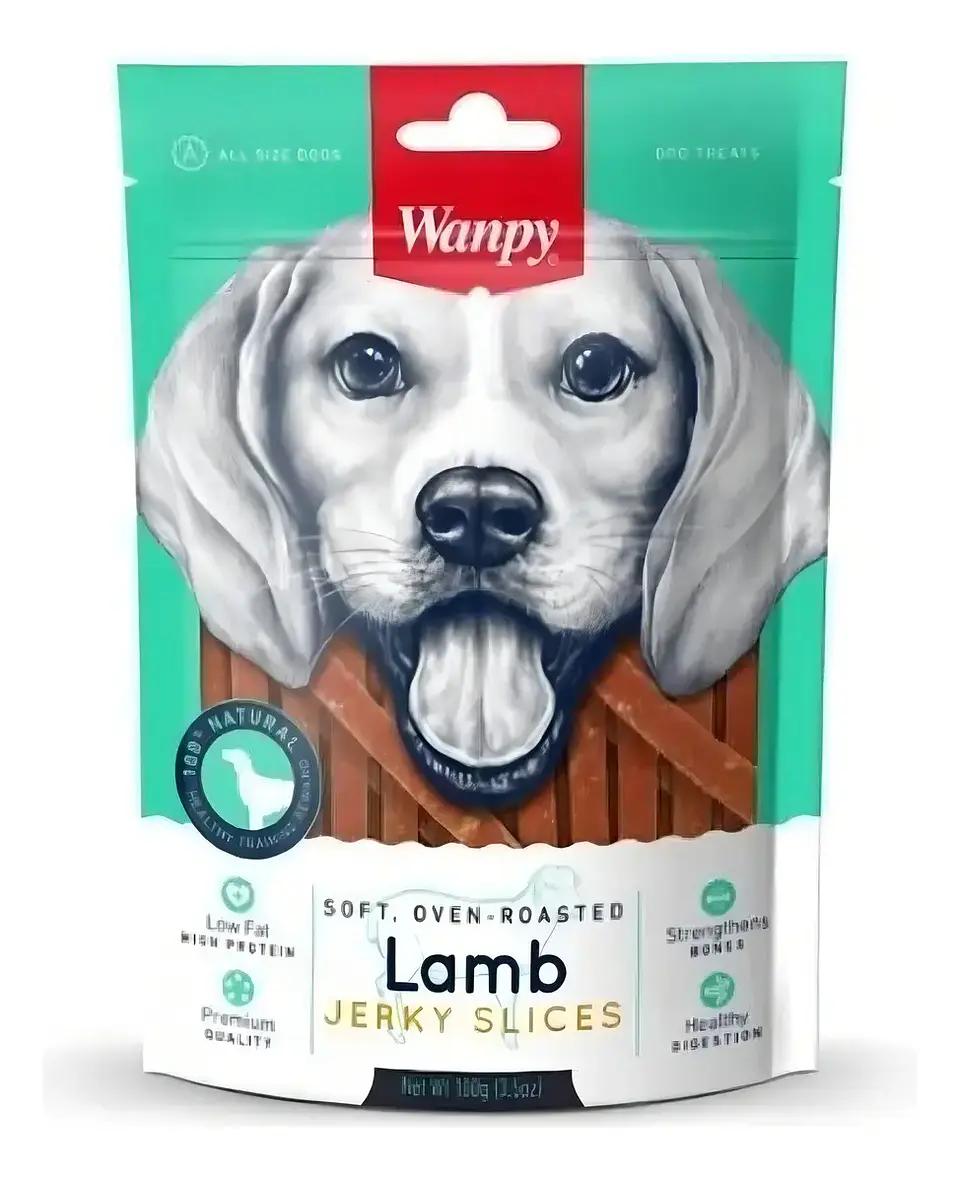 Snack Wanpy Soft Lamb Jerky Slices 1