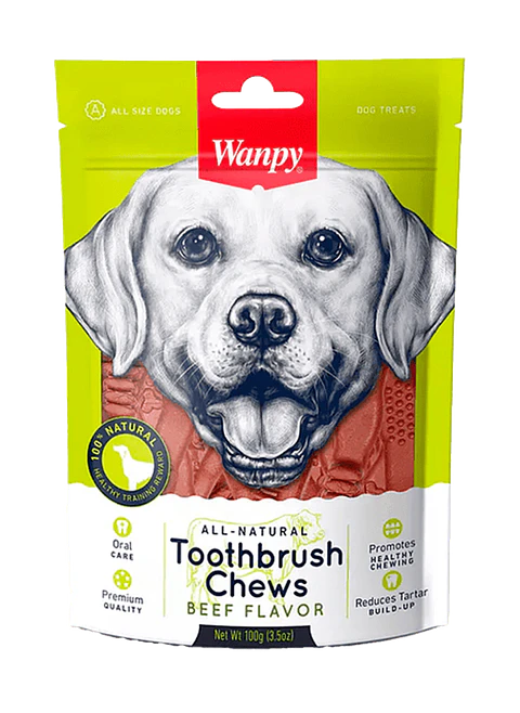 Snack Wanpy Toothbrush Chews Beef Flavor