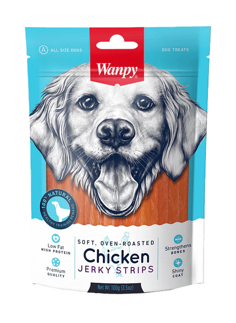 Snack Wanpy Chicken Jerky Strips 