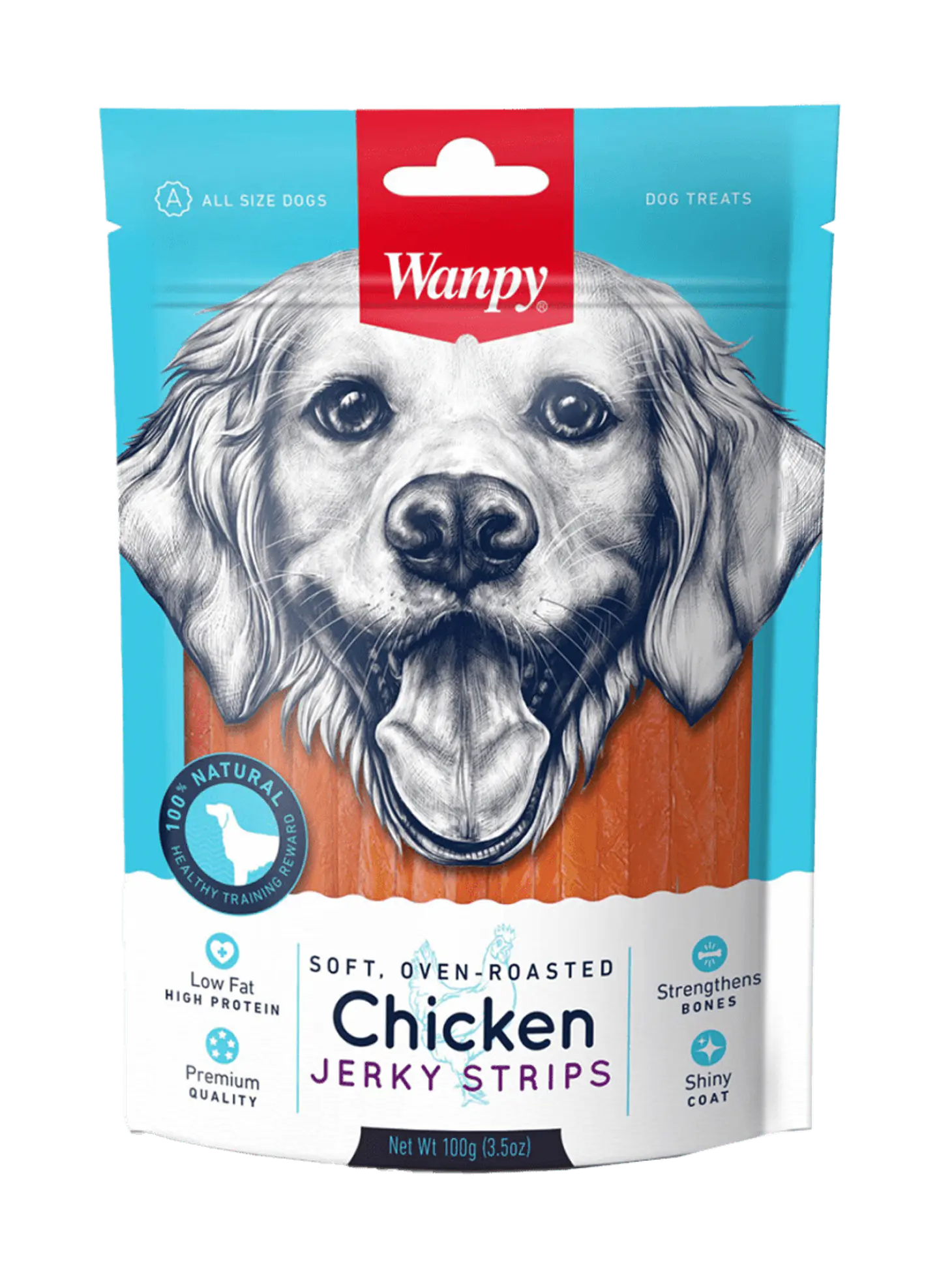 Snack Wanpy Chicken Jerky Strips  1