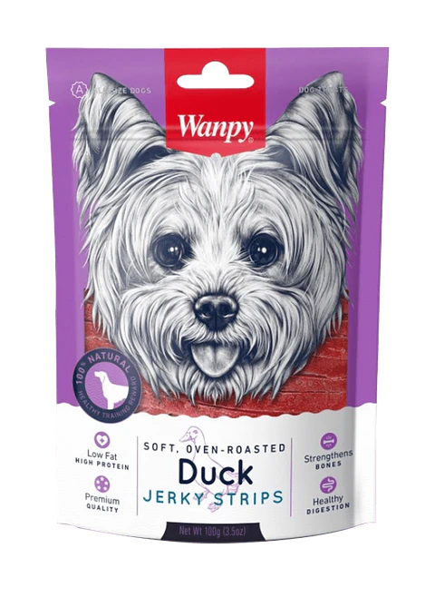 Snack Wanpy Soft Duck Jerky Strips