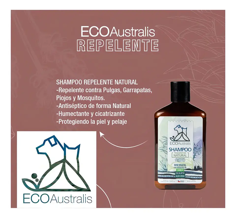 Eco Australis Shampoo Repelente 250ml  4