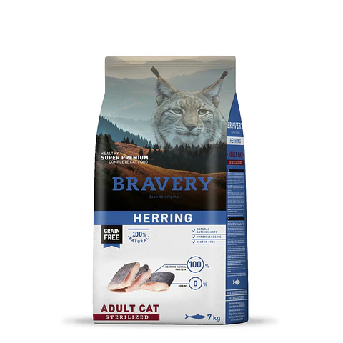 Bravery gato Esterilizado Herring