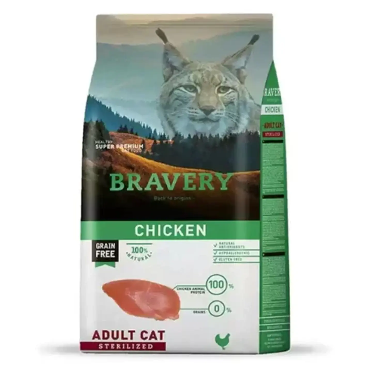 Bravery Chicken Adult Cat Sterilized alimento para gato esterilizado  1