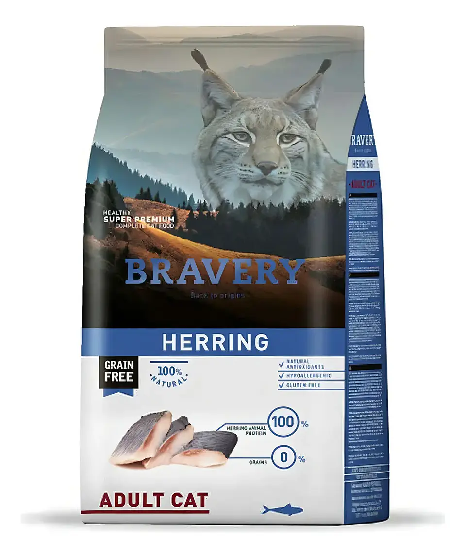 Bravery Gato Adulto Herring 1