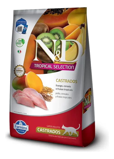 ND Tropical Gato Castrado Pollo y Frutas Tropicales 1.5K