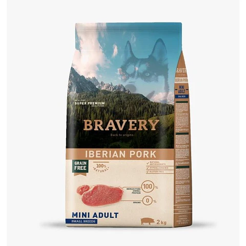 Bravery Iberian Pork Mini Adult alimento para perro