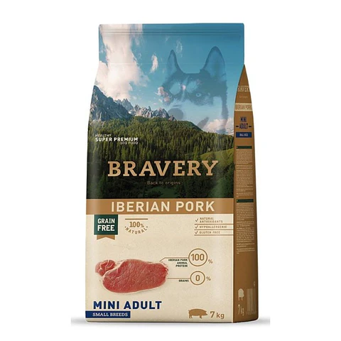 Bravery Iberian Pork Mini Adult alimento para perro