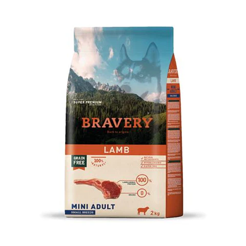 Bravery Lamb Mini Adult alimento para perro