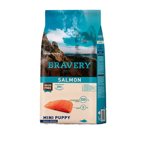 Bravery Salmon Mini Puppy alimento para perro