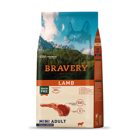 Bravery Lamb Mini Adult alimento para perro