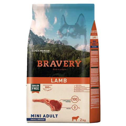 Bravery Lamb Mini Adult alimento para perro
