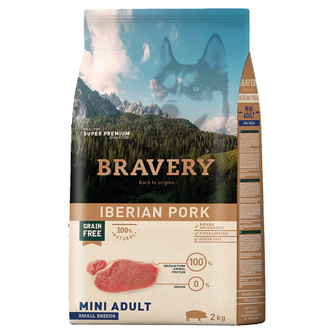 Bravery Iberian Pork Mini Adult alimento para perro