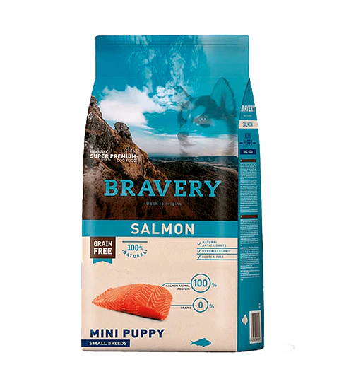 Bravery Salmon Mini Puppy alimento para perro
