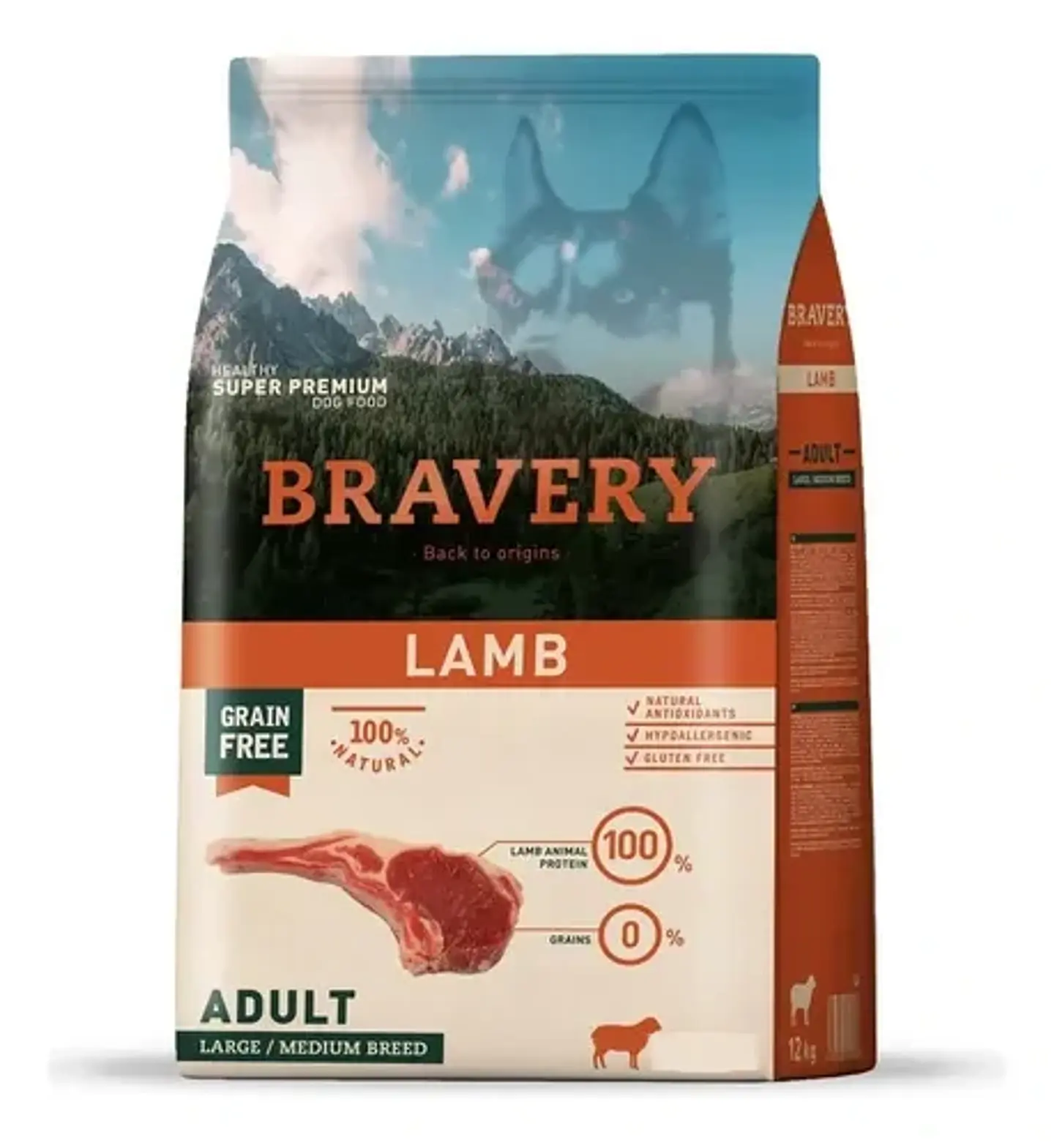 Bravery Lamb Adult alimento para perro 2