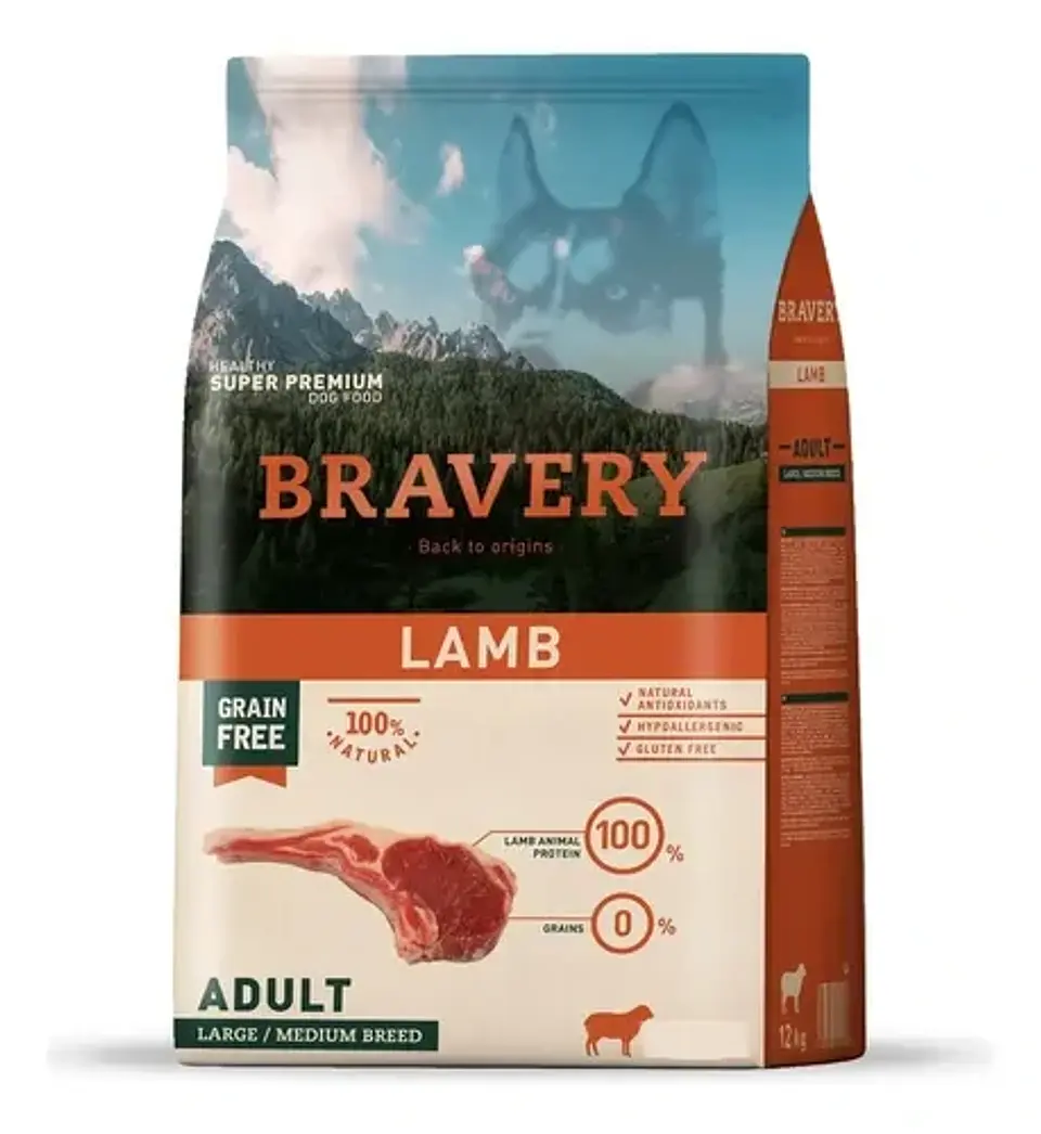 Bravery Lamb Adult alimento para perro 2