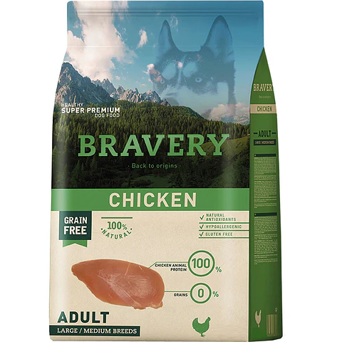 Bravery Chicken Adult alimento para perro