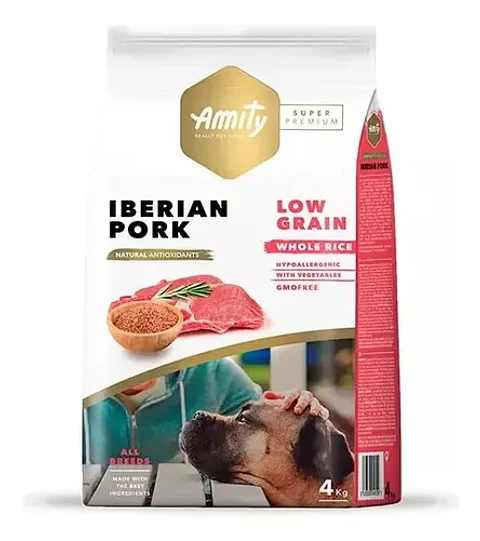 Amity Adulto Bajo en Granos Cerdo Ibérico S.P 4K
