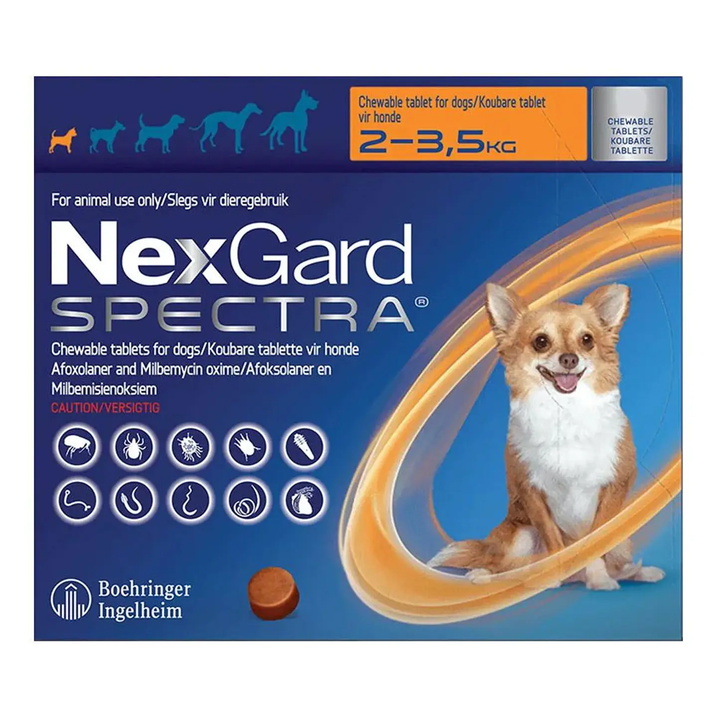 NexGard Spectra 2 a 3.5K 1 Comprimido  2