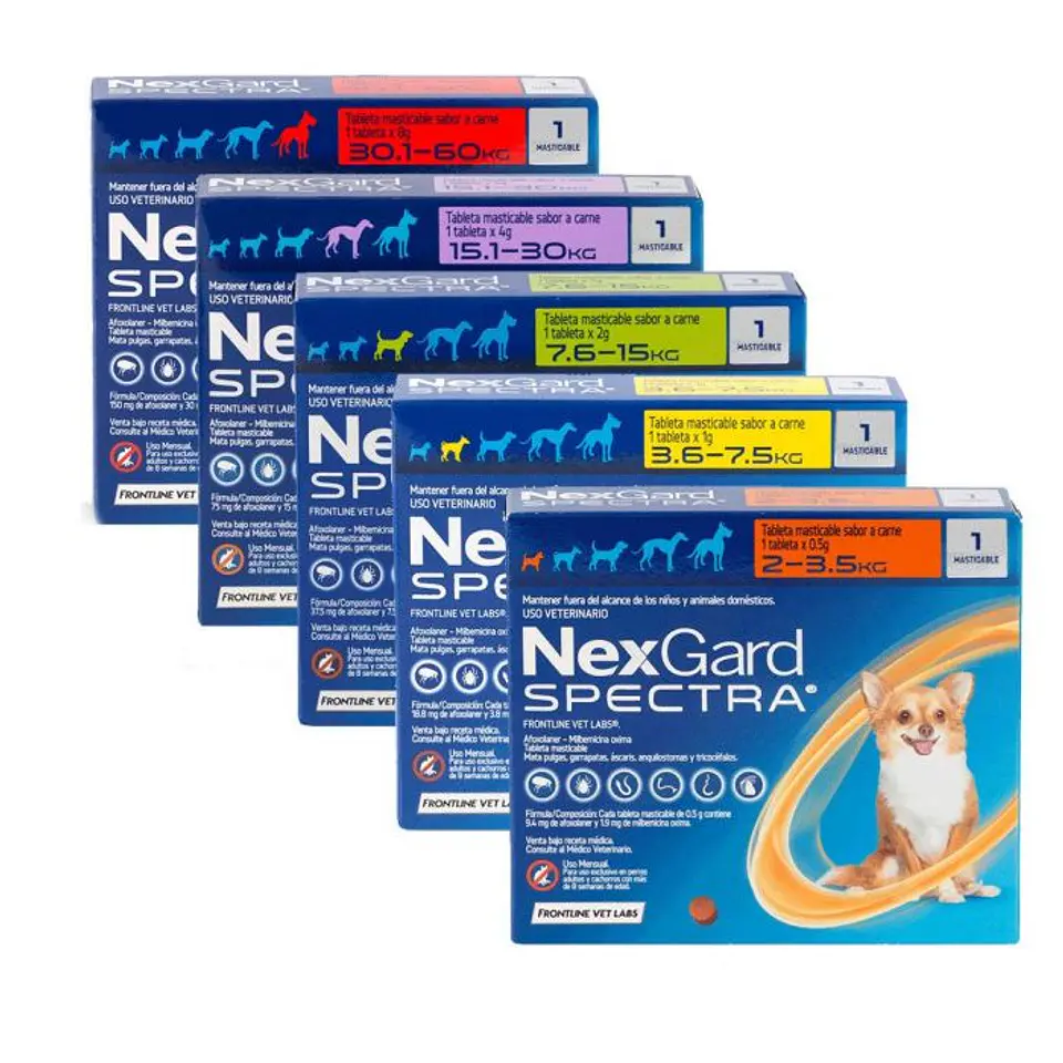NexGard Spectra 15.1 a 30K 1 Comprimido  3