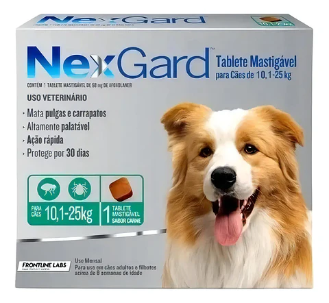 NexGard de 10.1 a 25K 1 Comprimido 