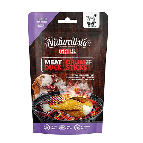 Naturalistic Meat Pato Drum Stick  90 Grs