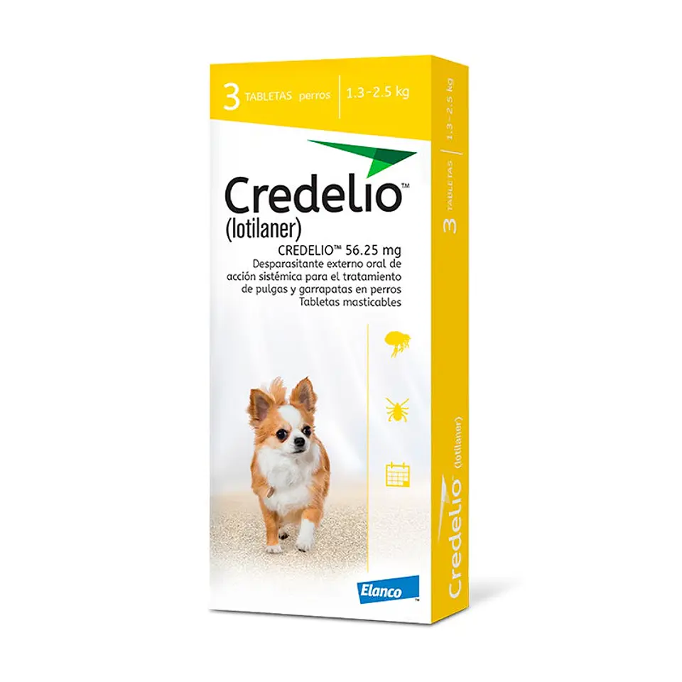 Credelio Antiparasitario Perro Externo a partir de las 8 Semanas 3 Comprimidos 2