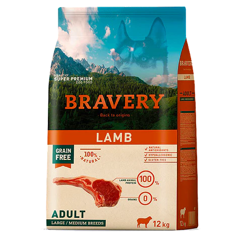 Bravery Lamb Adult alimento para perro