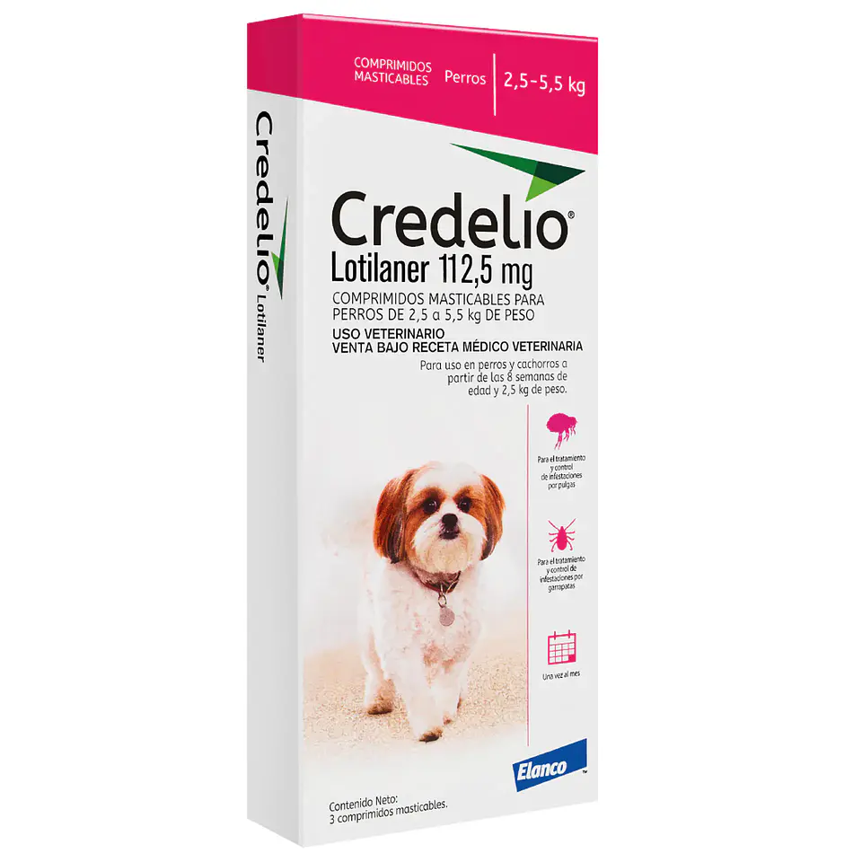 Credelio Antiparasitario Perro Interno a partir de las 8 Semanas  3