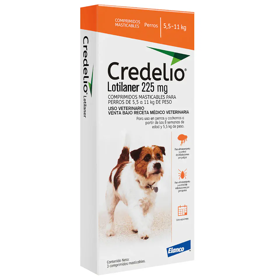 Credelio Antiparasitario Perro Interno a partir de las 8 Semanas  4