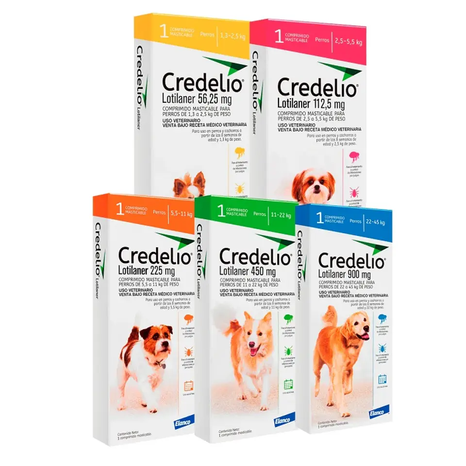 Credelio Antiparasitario Perro Interno a partir de las 8 Semanas  1