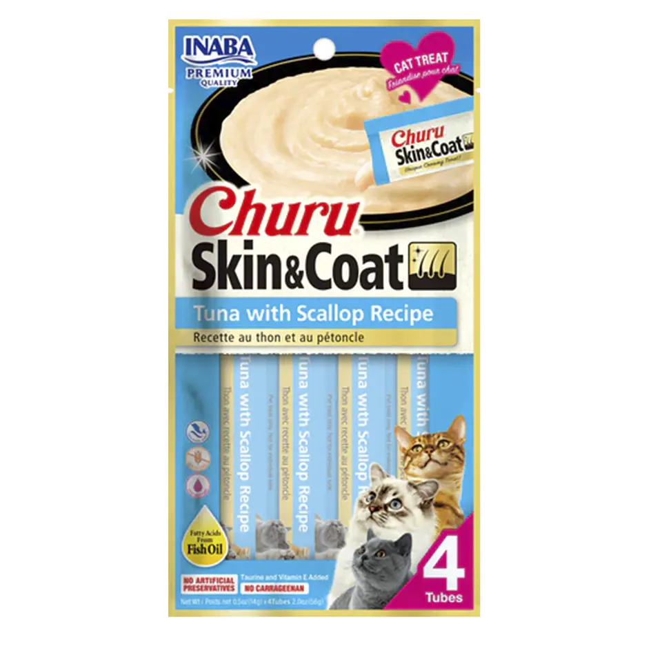 Churu Skin Cat Tuna Scallop  1
