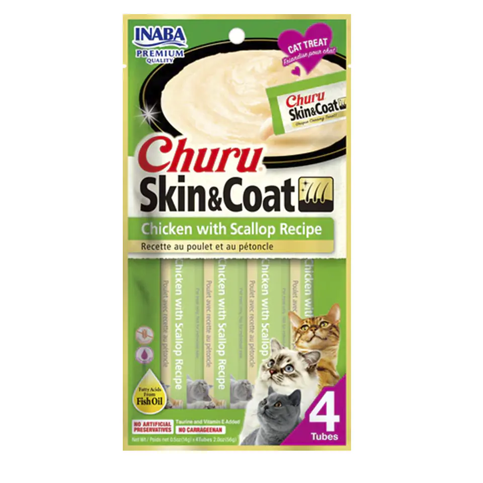 Churu Skin Cat Chicken Scallop  1