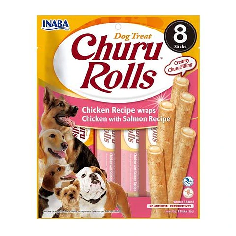 Churu Rolls Dog Salmon 