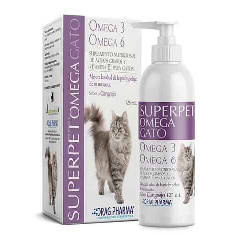 Super Pet Omega Gato 125ml 