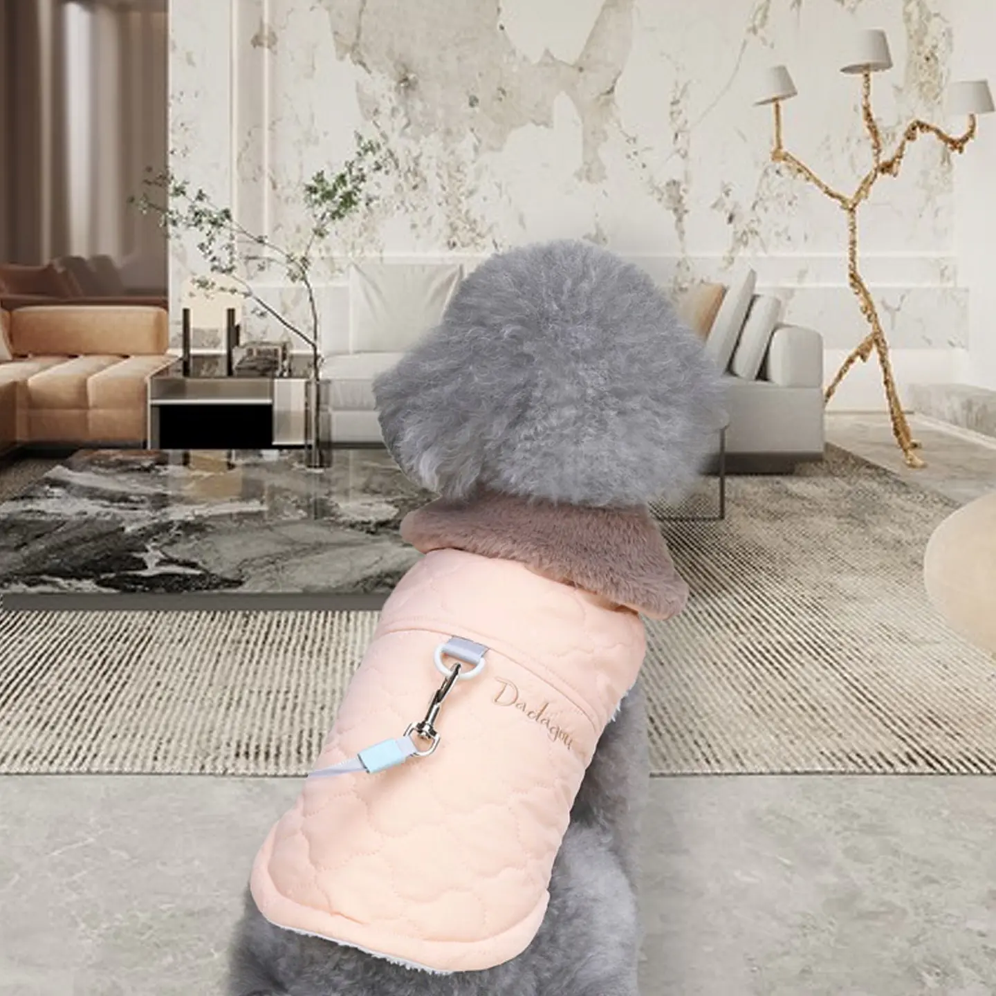 Parka Cuello Peludo Piel 2