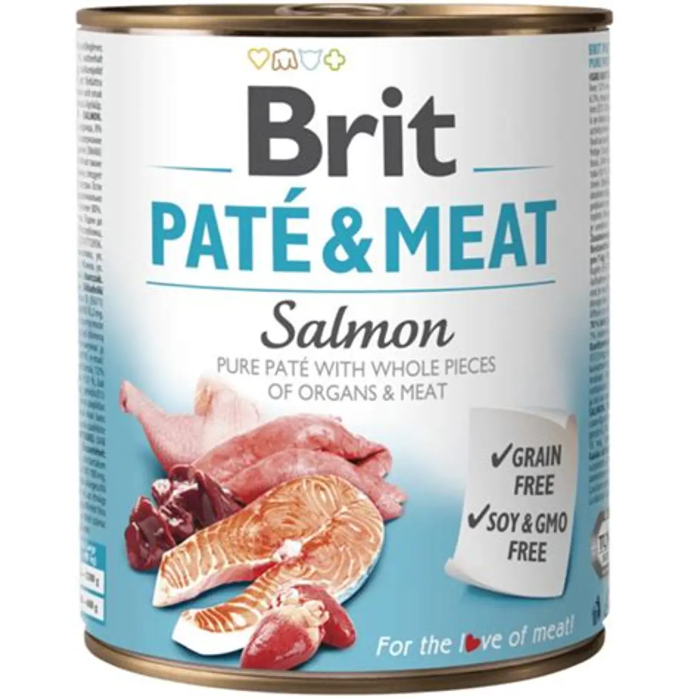 Brit Pate & Meat Salmon 800 Grs  1