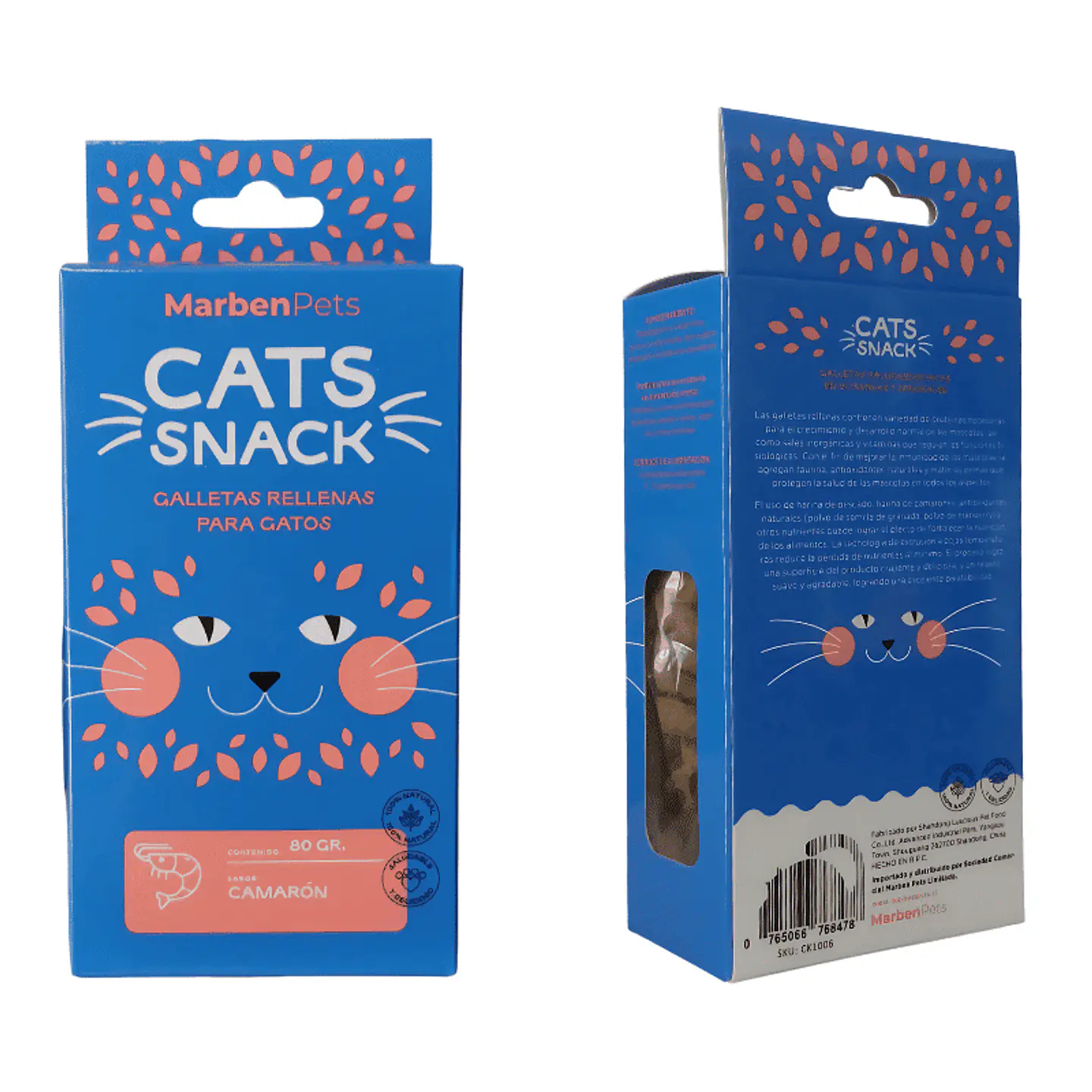 Cats Snack Galleta Rellena 80grs 1