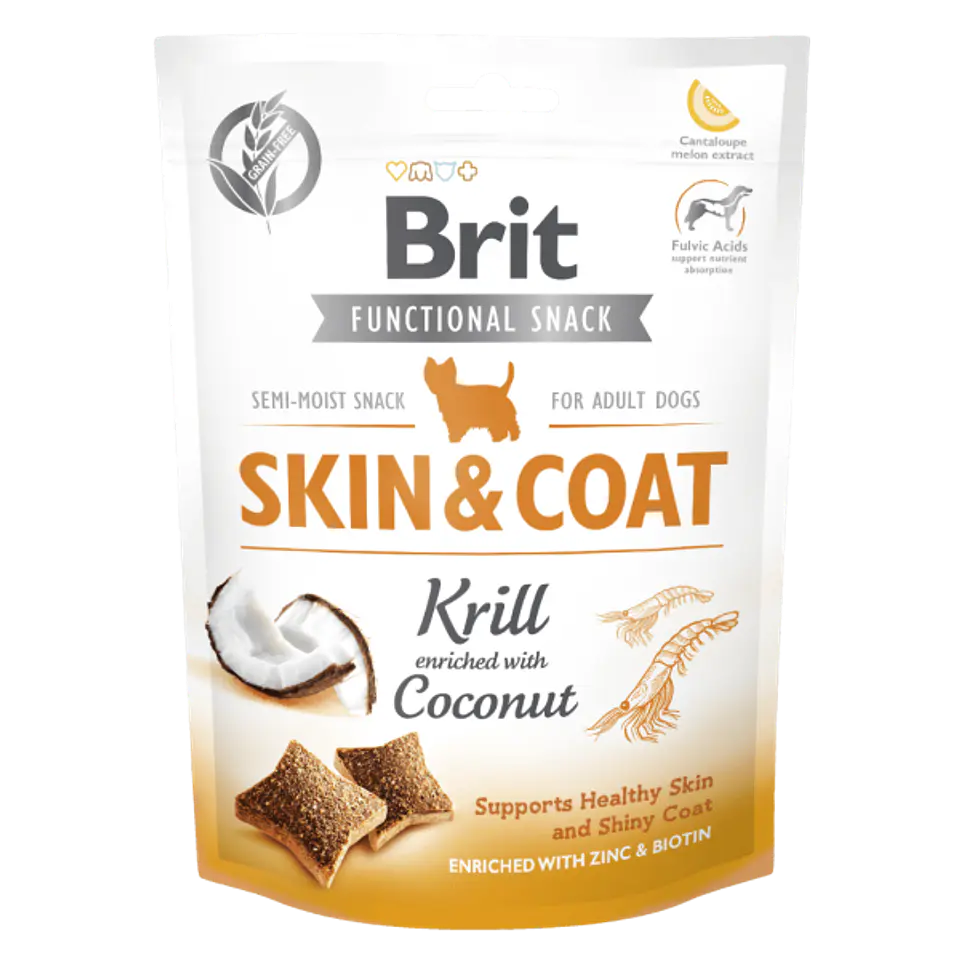Brit Snack Skin and Coat  1
