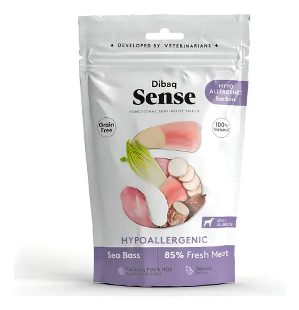 Sense Snack Hipoallergenic Sea Bass 100 grs  1
