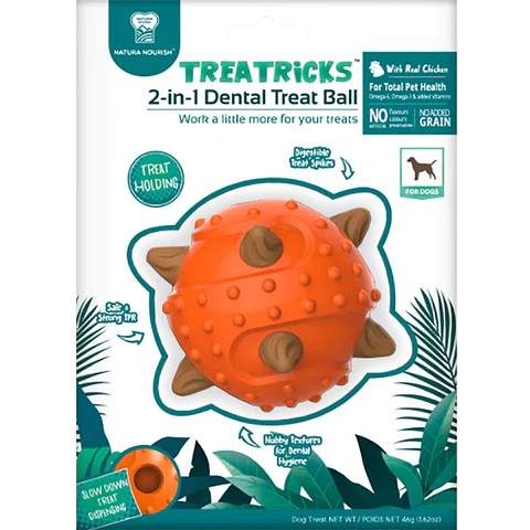 Pet Treat 2 en 1 Pelota 