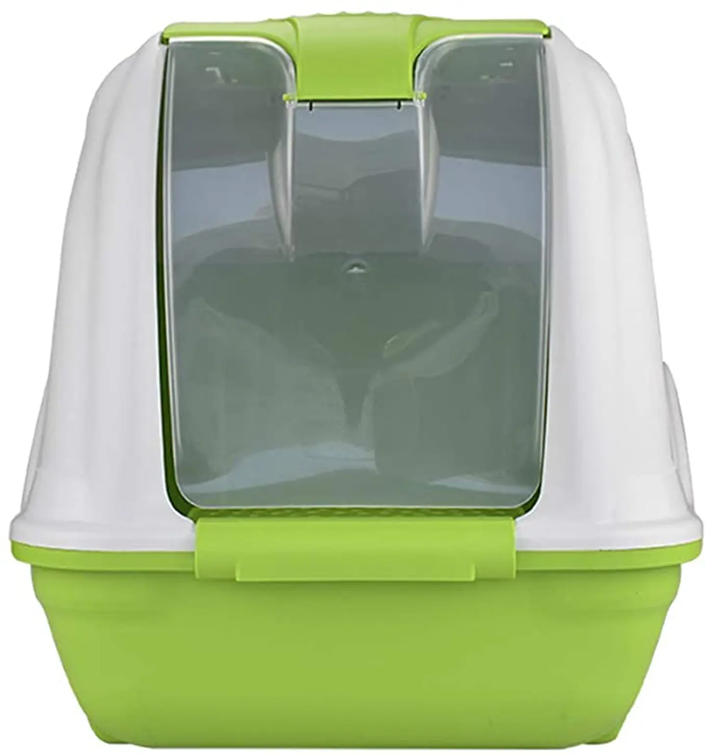 Arenero Gato Puerta Verde 55x35x25  3