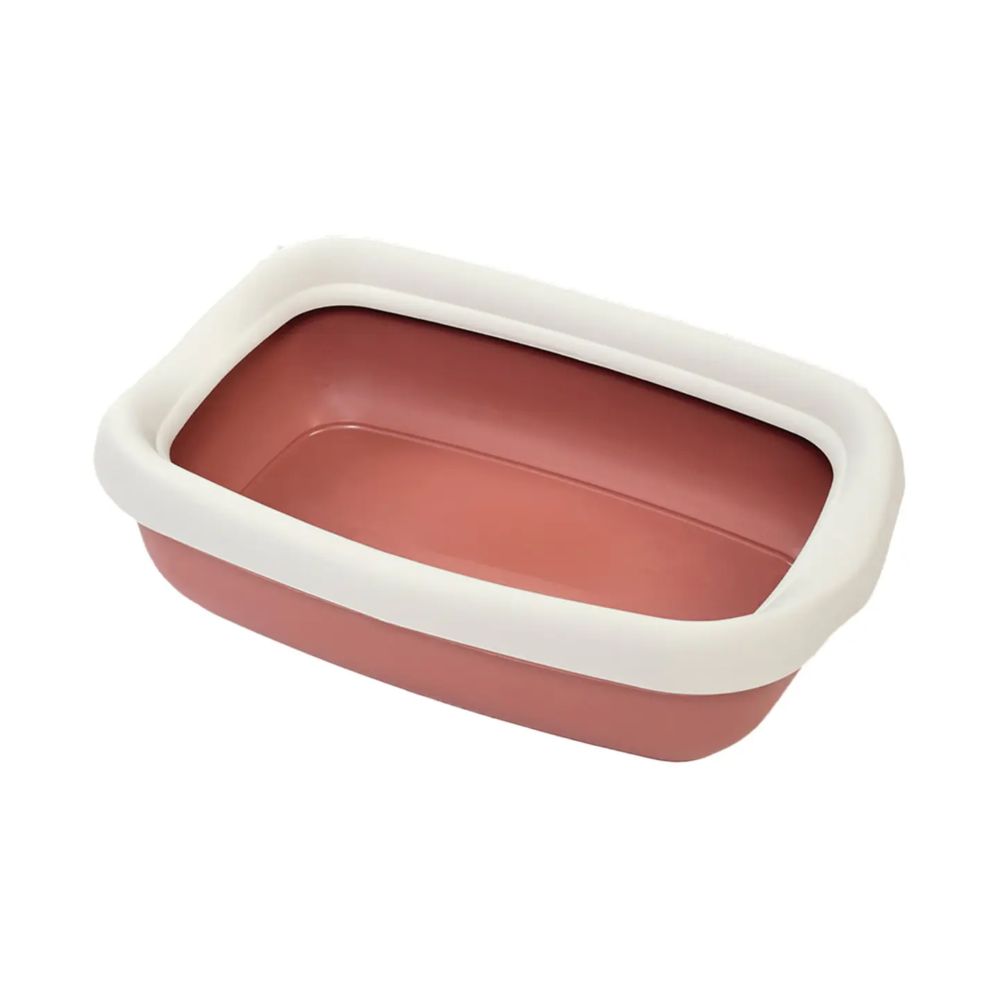 Arenero Gato Betta Bandeja Marco Rojo 40x37x10  1