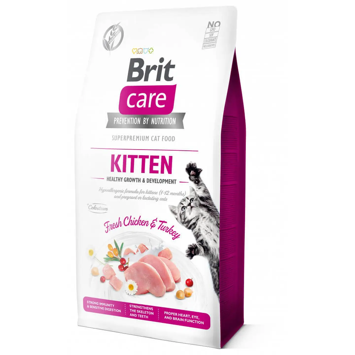 Brit Care Grain Free Kitten Halthy Growth & Development 7K  1