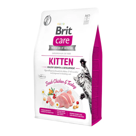 Brit Care Grain Free Kitten Healthy Growth & Development 2k 